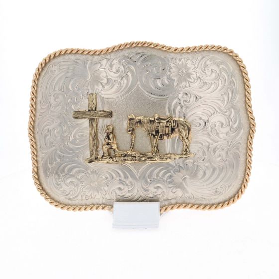 christian belt buckles