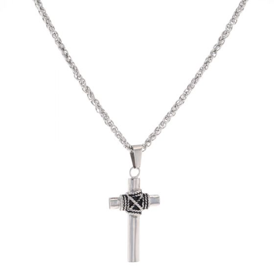 Rope Wrapped Cross Necklace | Montana Silversmiths